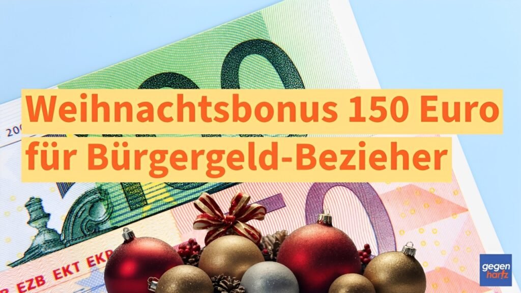 150 euro weihnachtsbonus bürgergeld